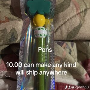 Pens 1o and wristlets 15 can ship anywhere